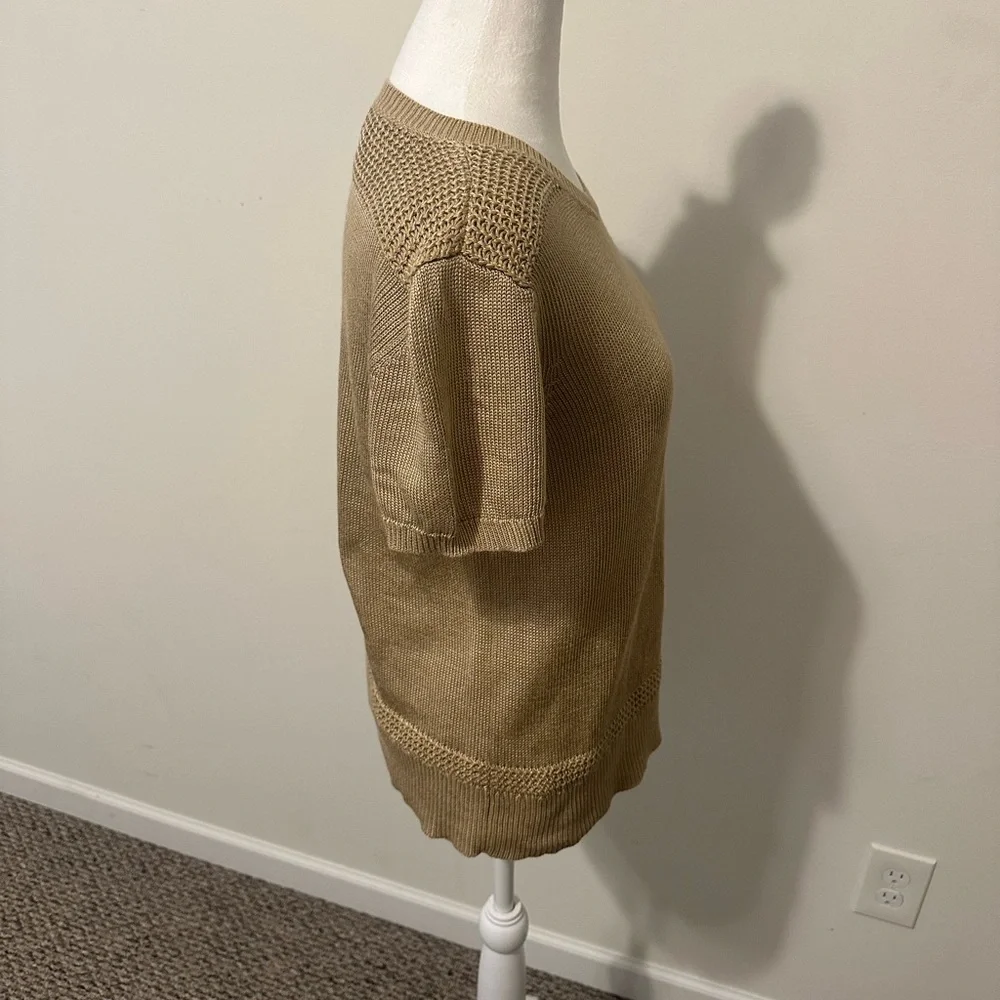Lauren Ralph Lauren Short Sleeve Crew Neck Sweater Size Medium